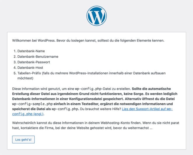WordPress installieren - Anleitung