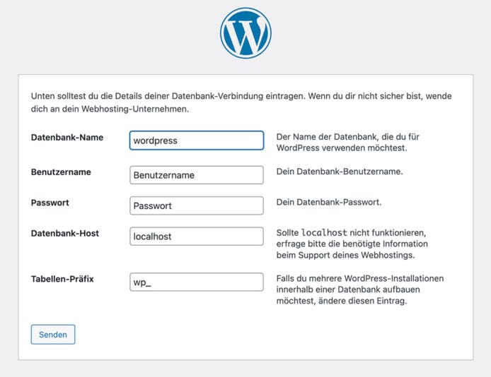 WordPress installieren