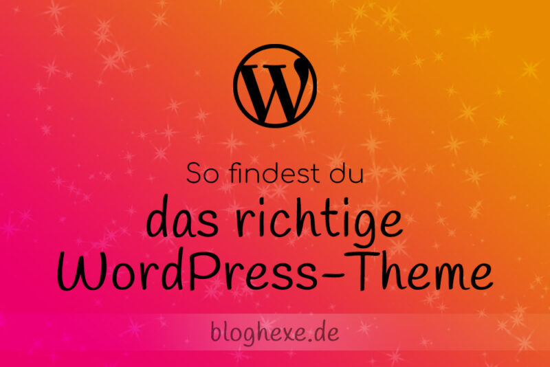 Das richtige WordPress-Theme finden