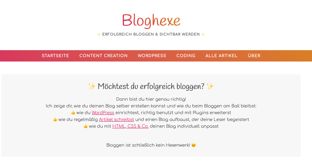 (c) Bloghexe.de