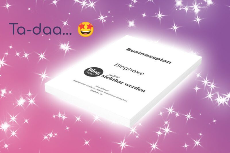 Businessplan für die Bloghexe