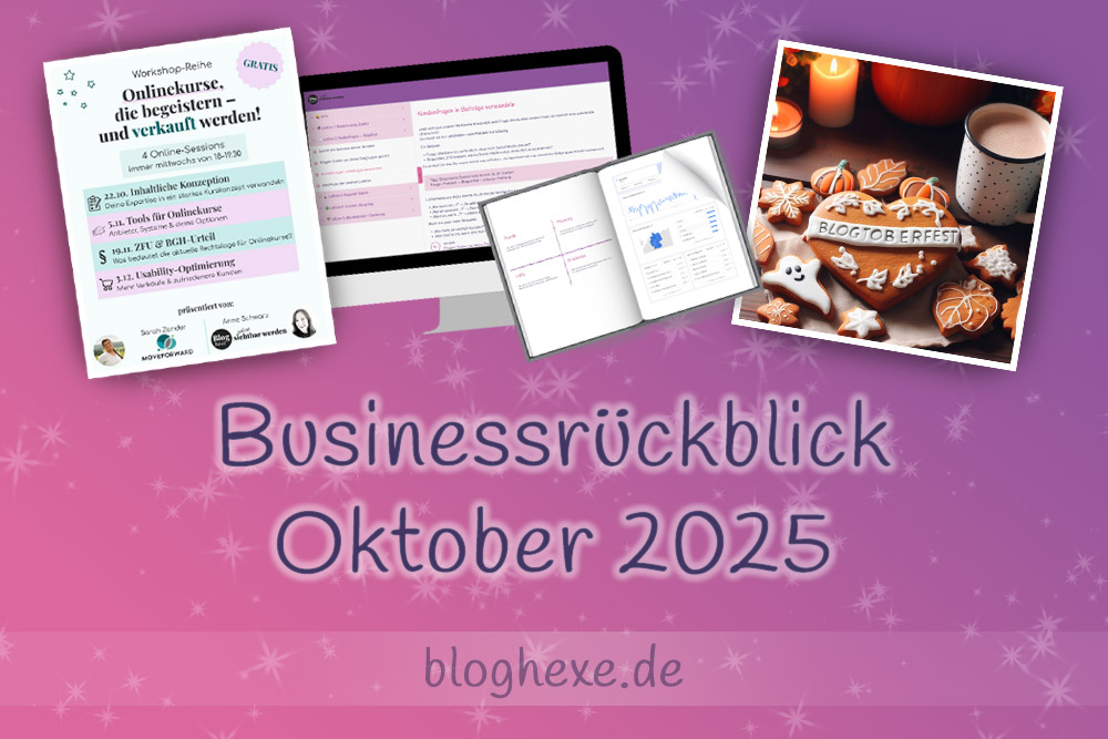 Businessrückblick Oktober 2025