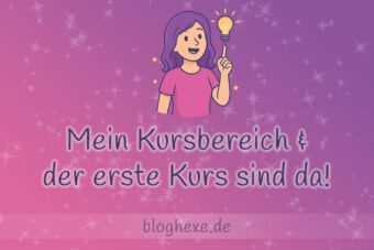 Kursbereich und erster Kurs sind da