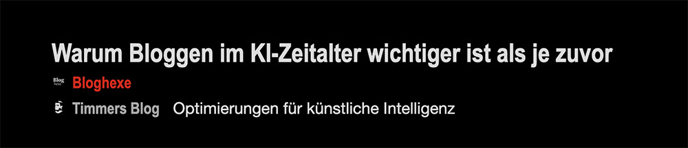 Die Bloghexe wird gefeatured auf Rivva