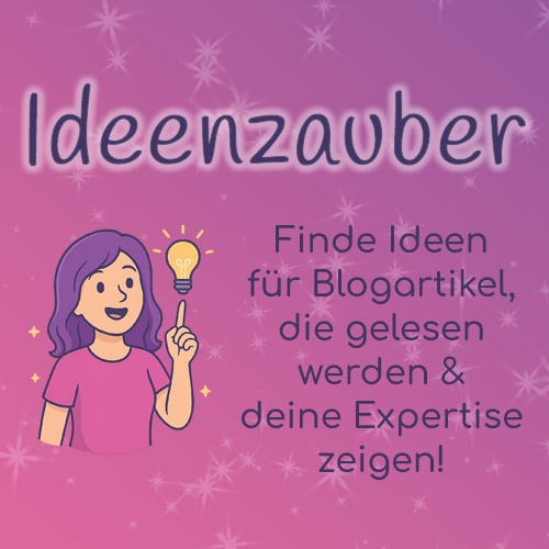 Mein Kursbereich ist da! 1 Ideenzauber Onlinekurs