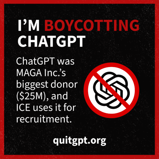 I'm boycotting ChatGPT